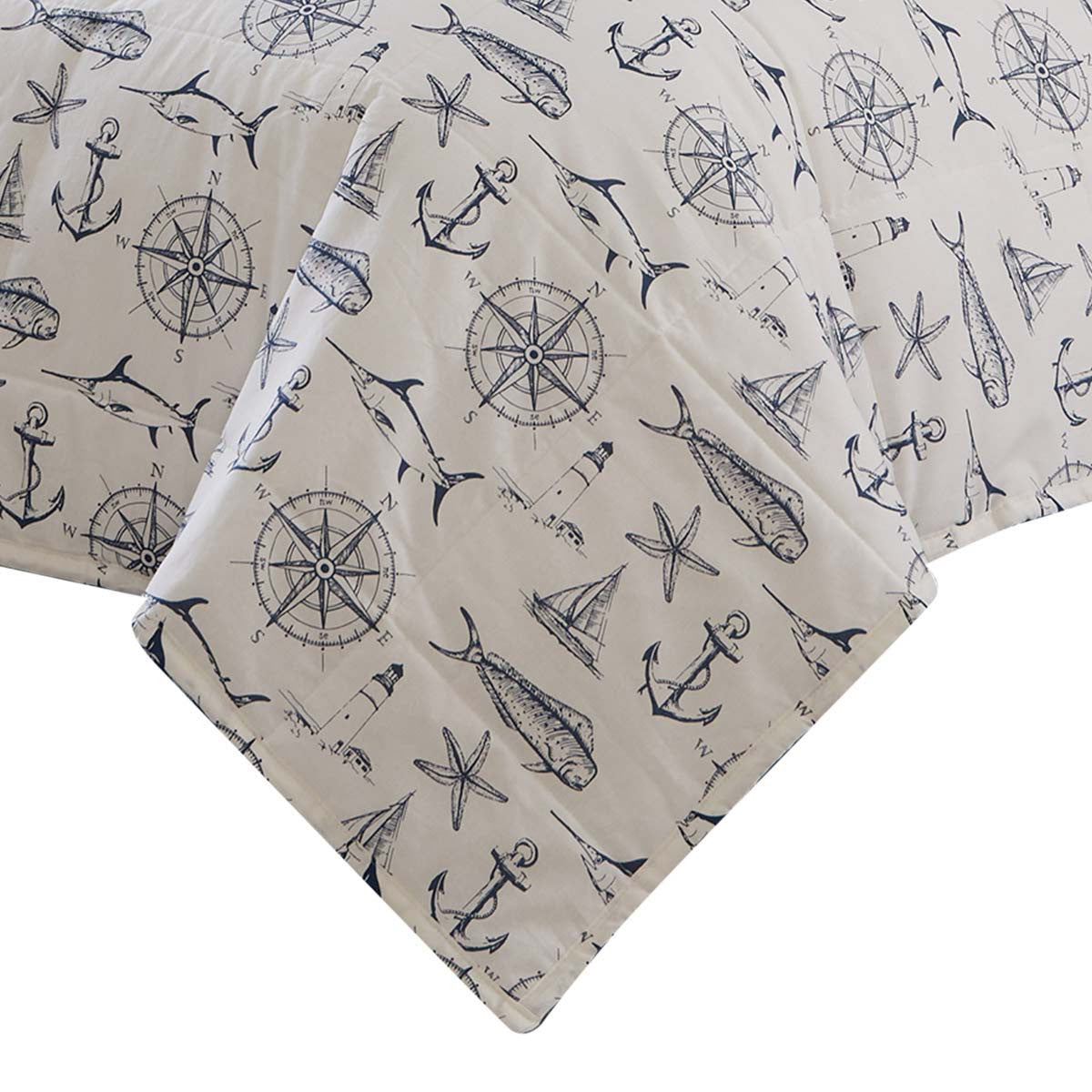 Nautical Navigator Bedspread - King