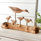 Driftwood Sandpipers Sculpture