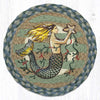 Single Mermaid Round Trivets - Set of 3
