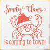 Sandy Claws Wood Sign