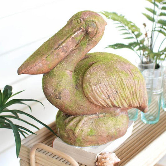 Mossy Pelican Statuary