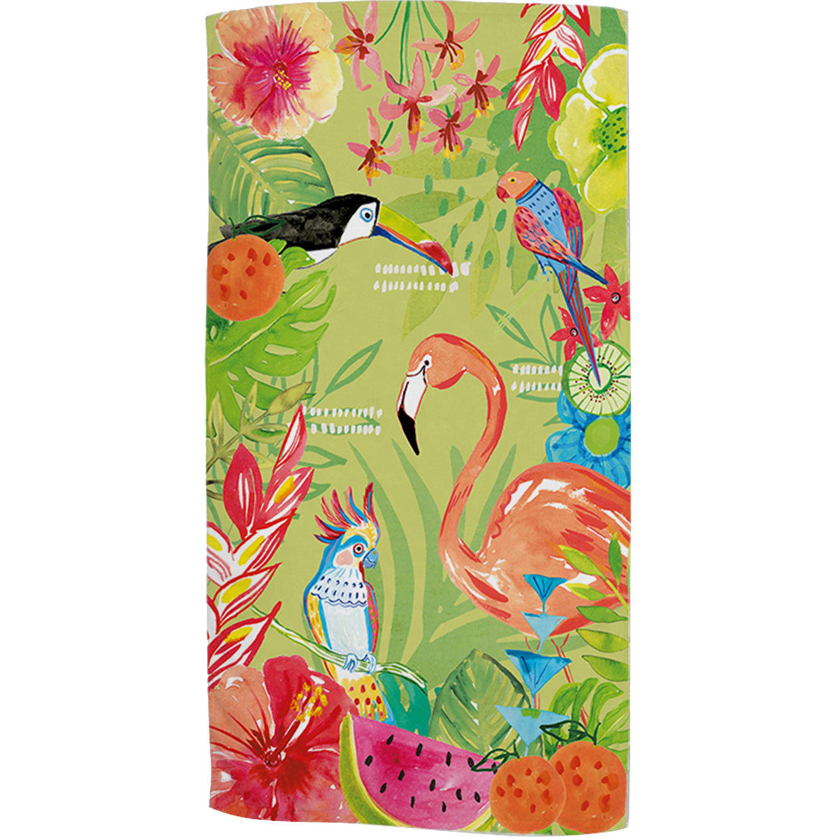 Tropical Birds Beach Towel - OUT OF STOCK UNTIL 10/20/2026