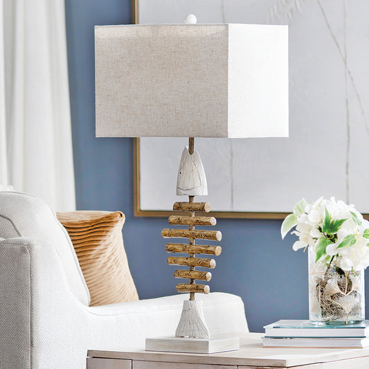 Fish Bones Table Lamps - Set of 2