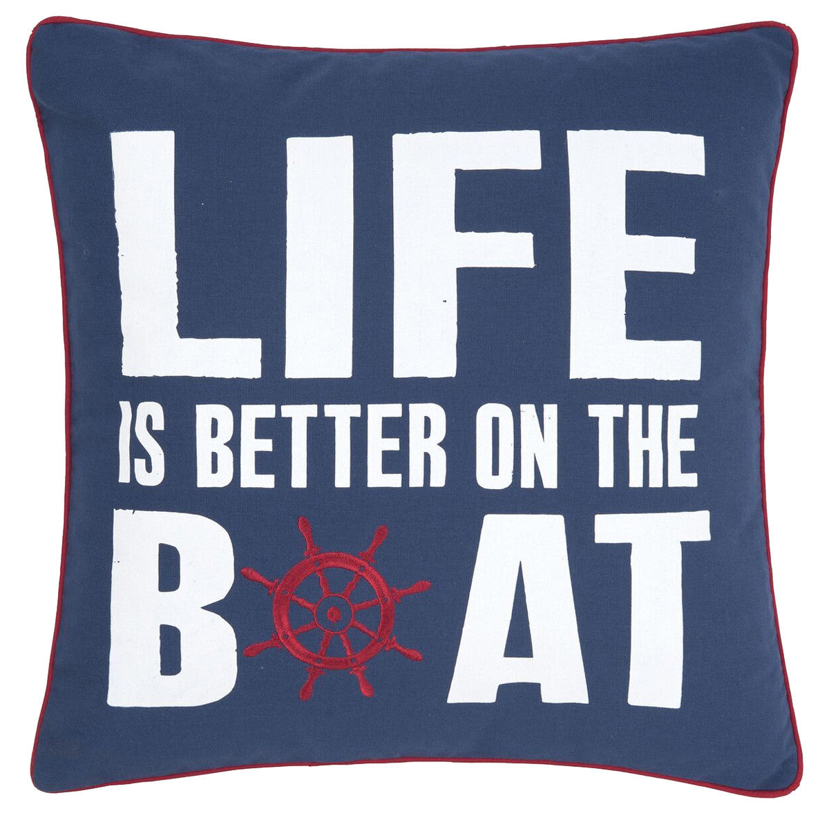 Life Boat Pillow | Bella Coastal Decor