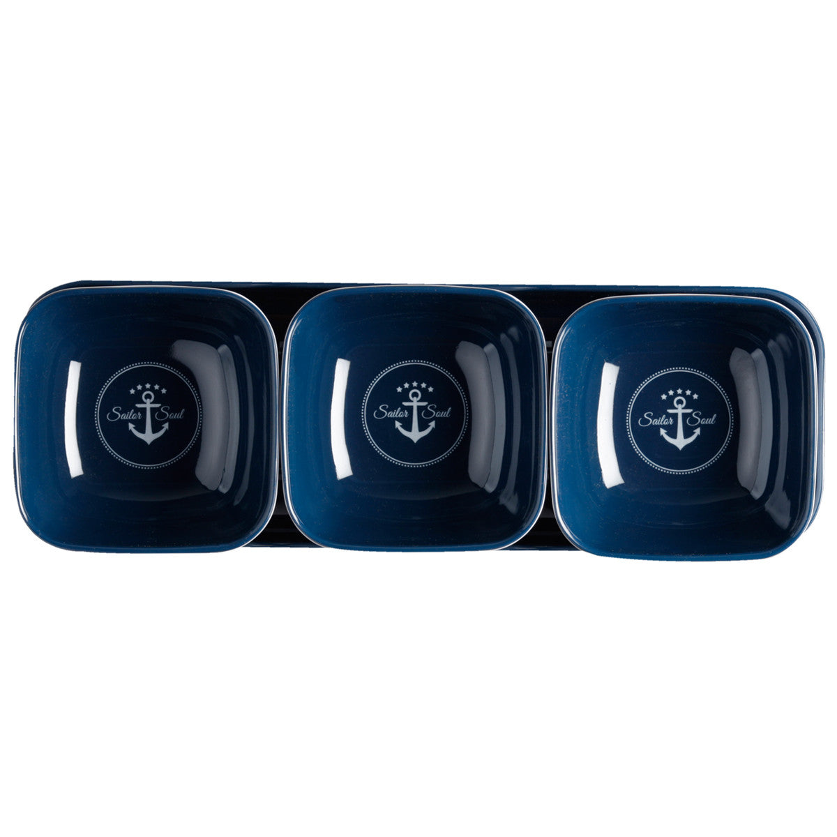 Anchor Cobalt 4-Piece Snack Set - OUT OF STOCK UNTIL 10/02/2026