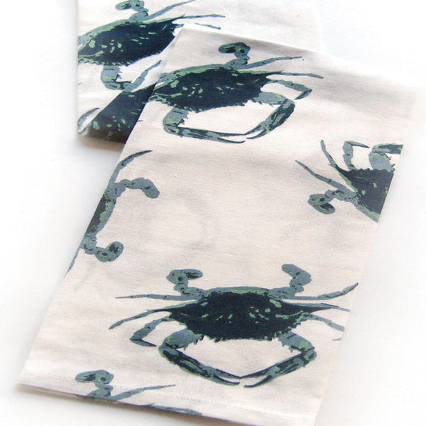 Crab Crawl Kitchen Towels - Set of 2