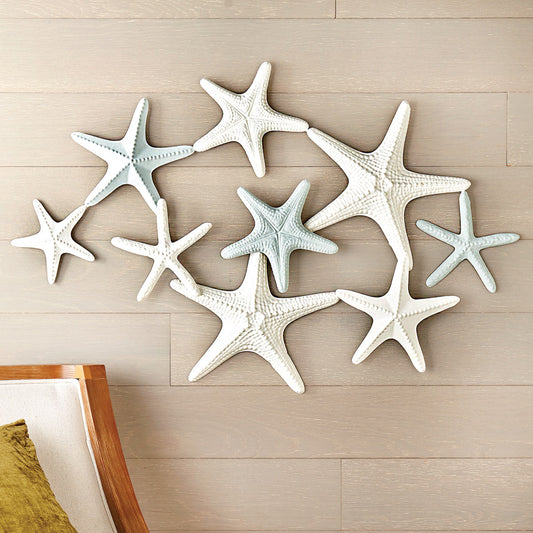 Starfish Gathering Metal Wall Art - CLEARANCE