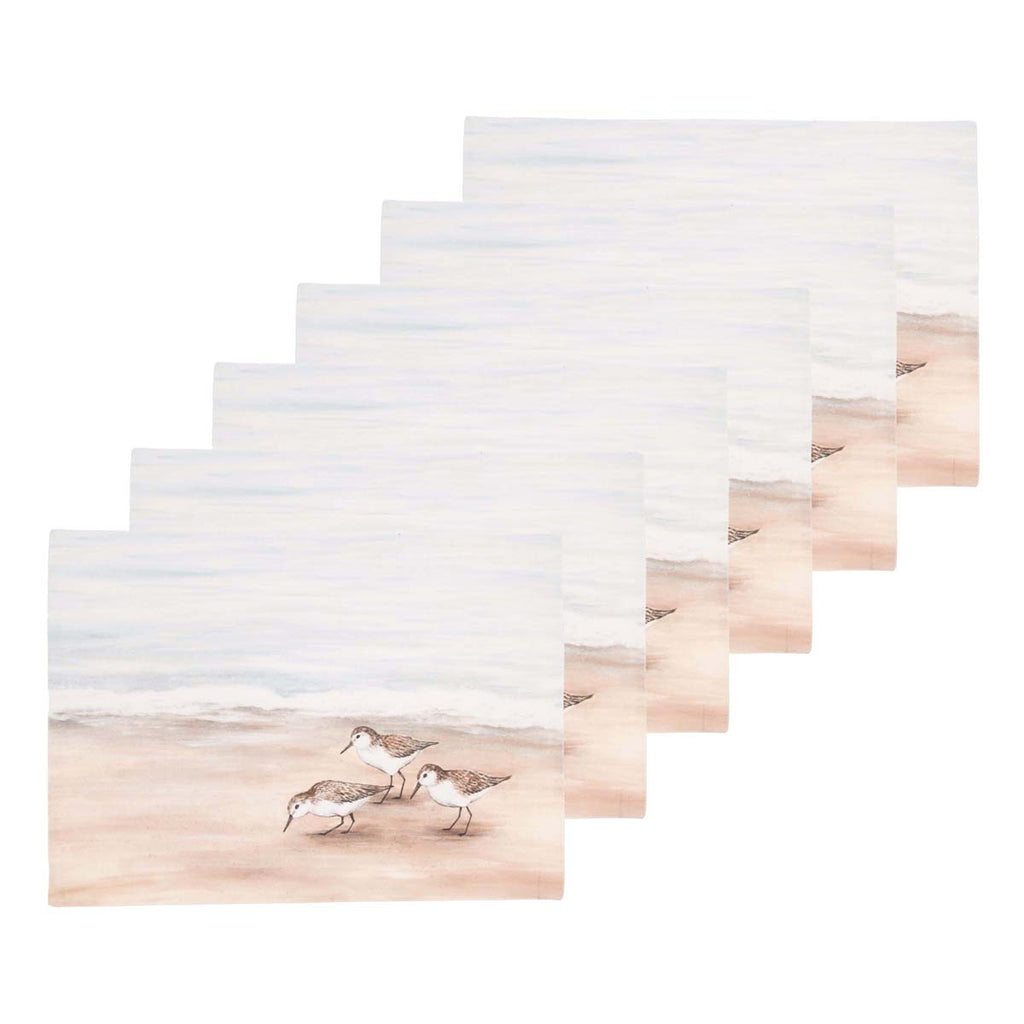 Shoreline Stroll Placemats - Set of 6