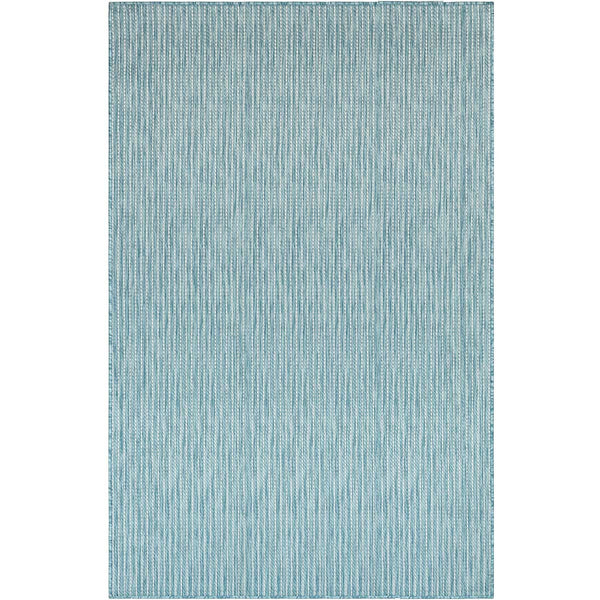 Ocean Surf Aqua Indoor/Outdoor Rug - 8 x 10