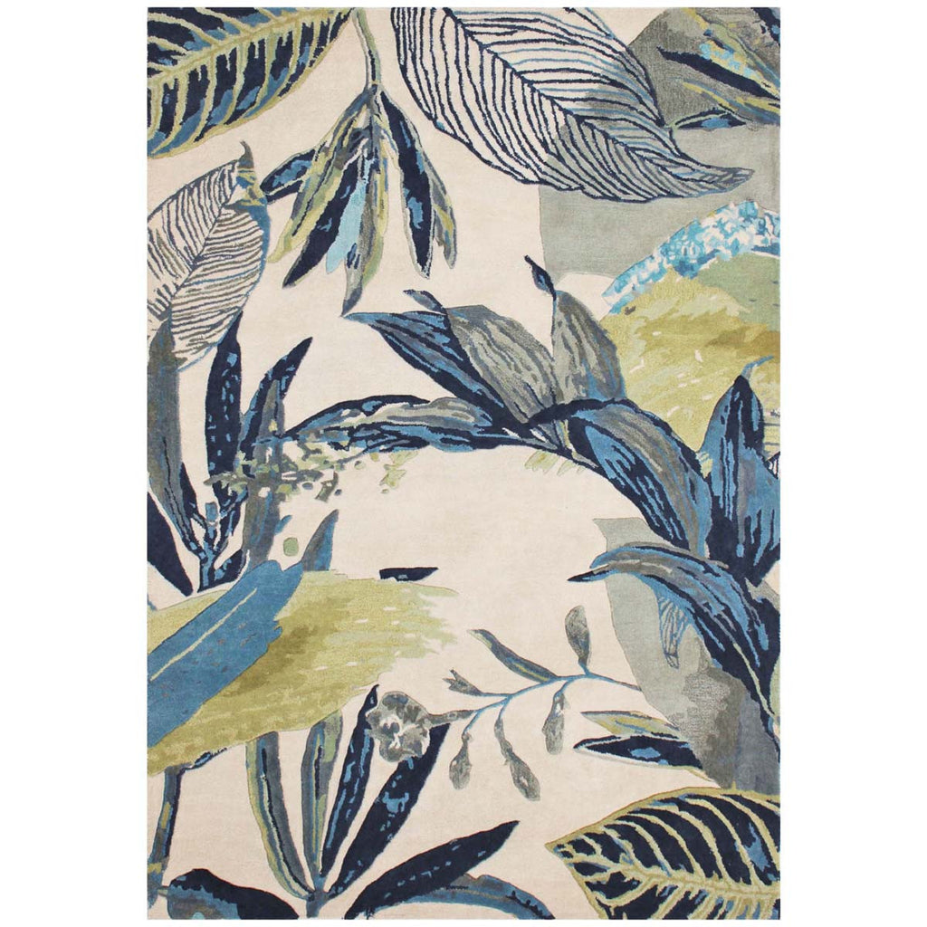 Blue Jungles Rug - 8 Ft. Round