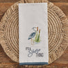 Seaside Heron Shore Thing Decorative Dishtowels - Set of 4