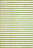 Baja Green Stripe Rug - 8 x 11