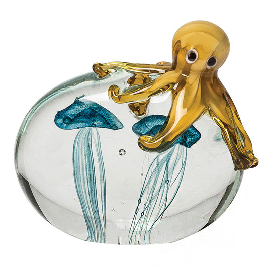 Octopus & Jellyfish Art Glass- SALE