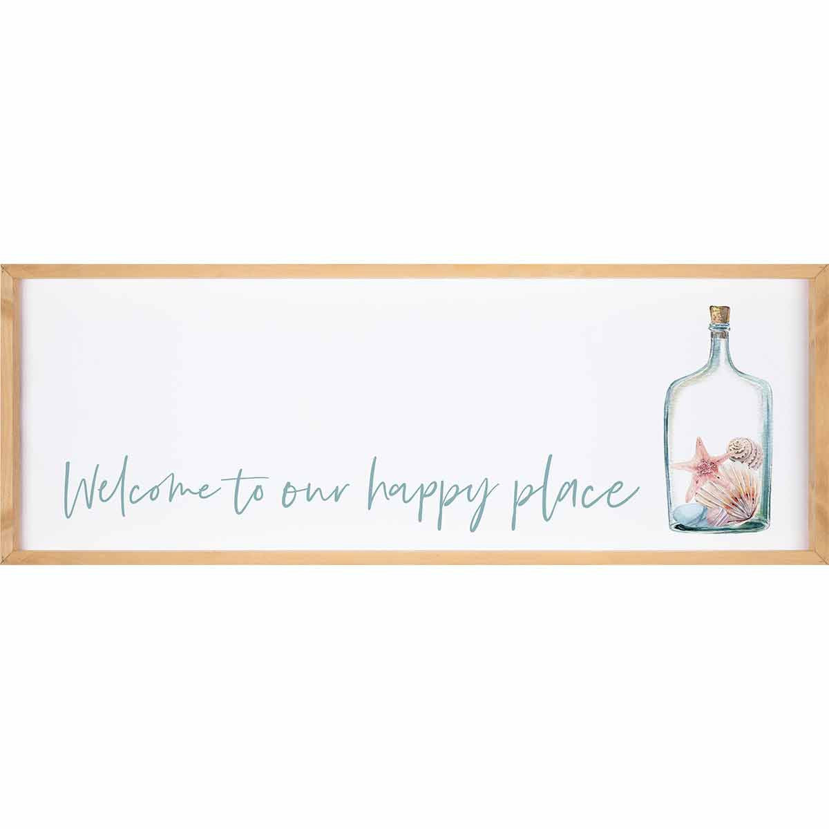 Shell Jar Happy Place Wall Art