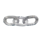 Marble Oval Chain Trio - Gray
