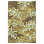 Sparta Moss Palm Trees Rug - 9 x 12