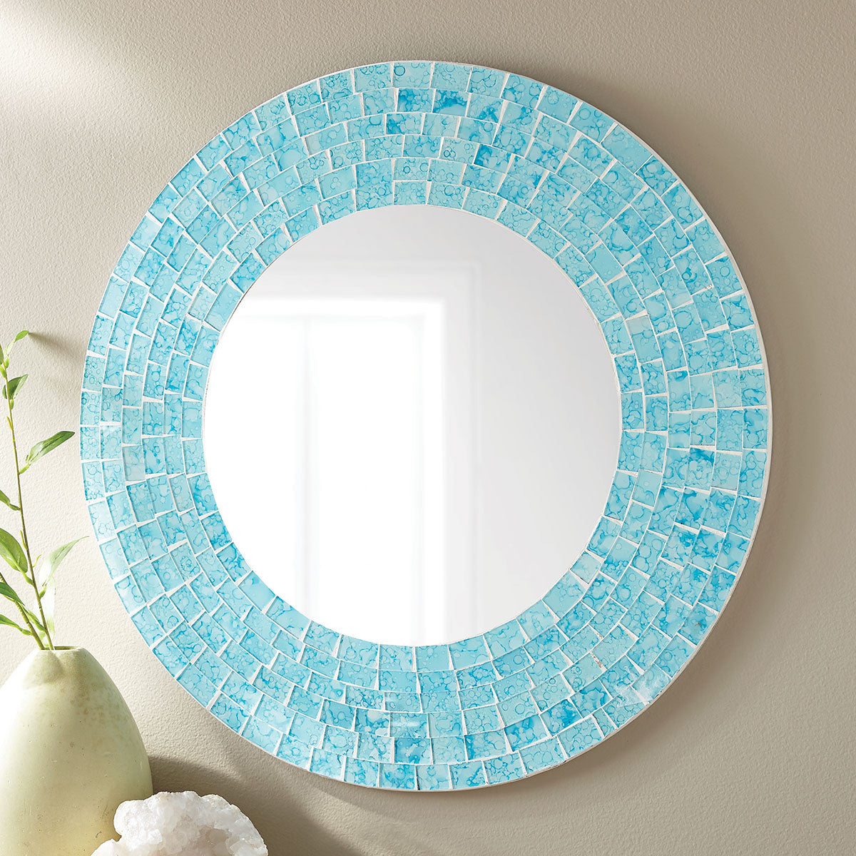 Mosaic Coastal Wall Mirror