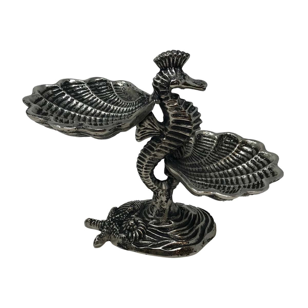 Seahorse & Clam Shell Serving Dish
