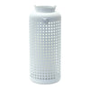 White Lattice Candle Holder