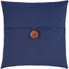 Navy Button Pillow