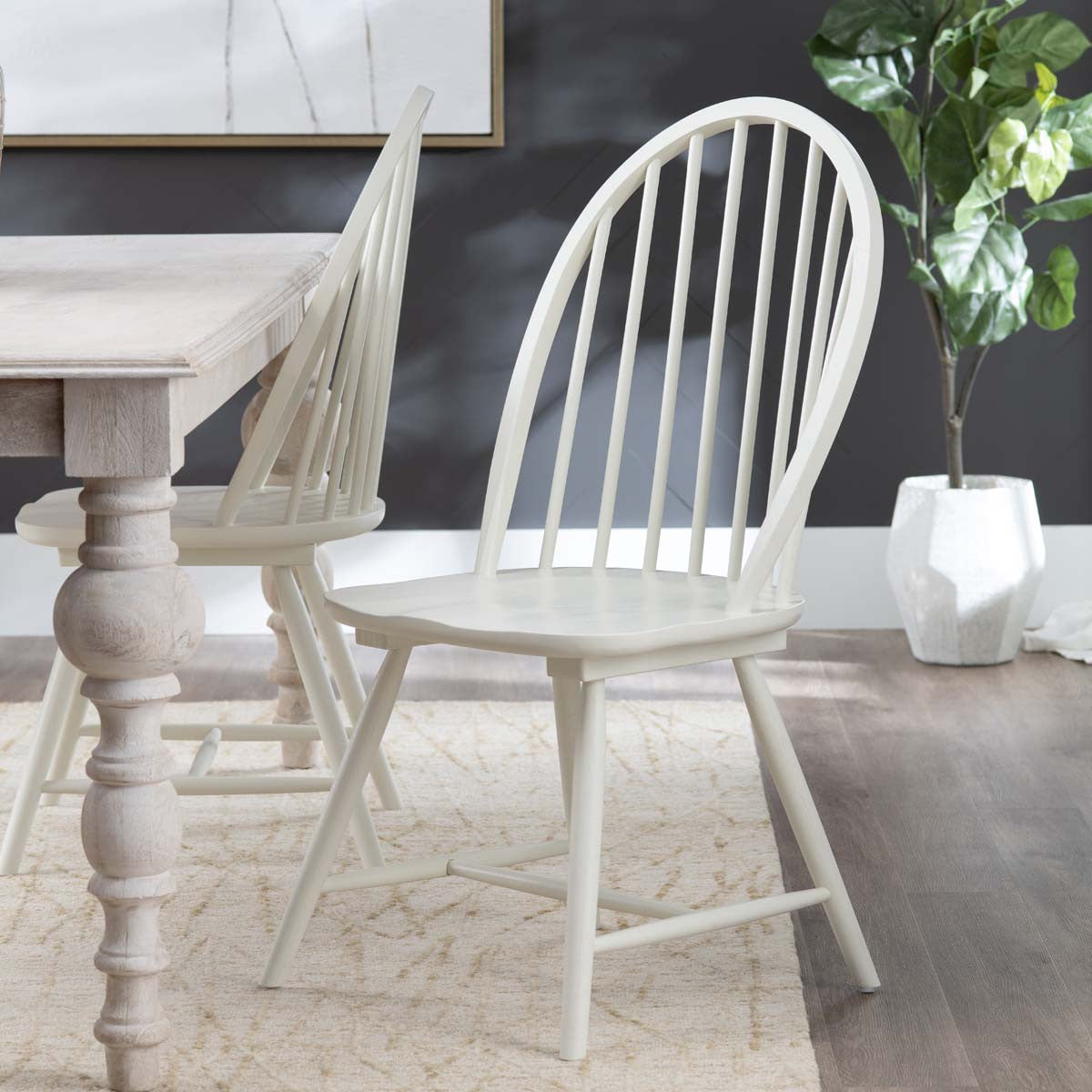 Patrice White Dining Chair - Set of 2 - OUT OF STOCK UNTIL 11/13/2026
