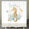 Seas the Day Seahorse Shower Curtain