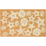 White Shells Coir Mat - 2 x 3 - OUT OF STOCK UNTIL 08/19/2026