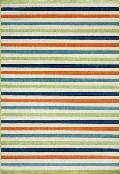 Baja Multi Stripe Rug - 8 x 11