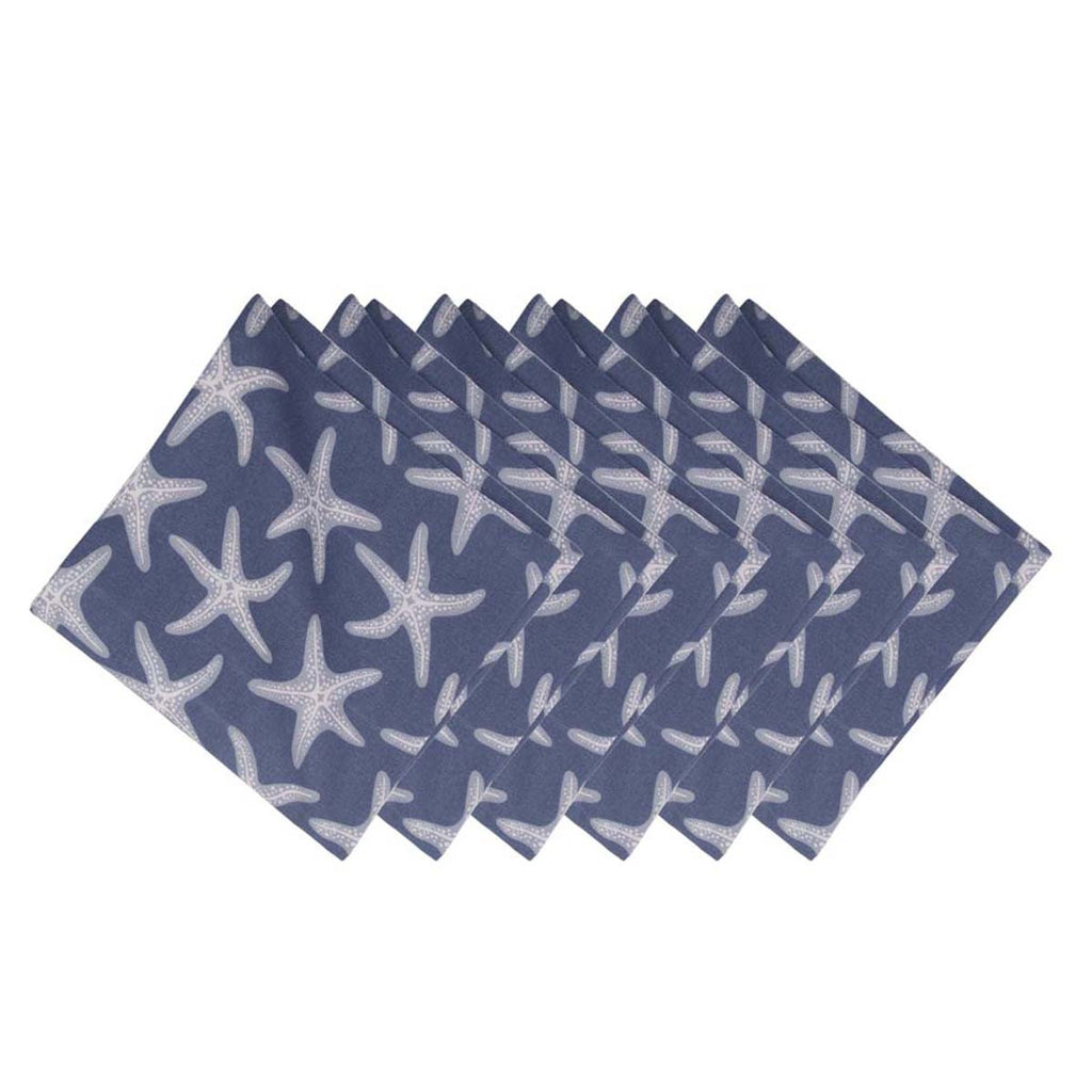 Tranquil Starfish Napkins - Set of 6
