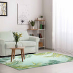 Paia Palms Aqua Indoor/Outdoor Rug - 7 x 9