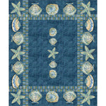 Seashell Style Tablecloth - 84 Inch