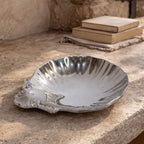 Baroque Pewter Shell Tray II