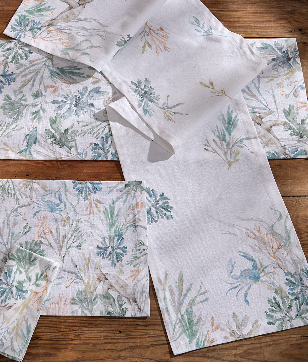 Seaweed Garden Table Runner - 72 Inch