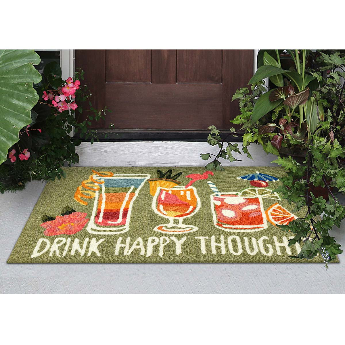 Delightful Drinks Indoor/Outdoor Rug - 2 x 3 - OUT OF STOCK UNTIL 08/28/2026