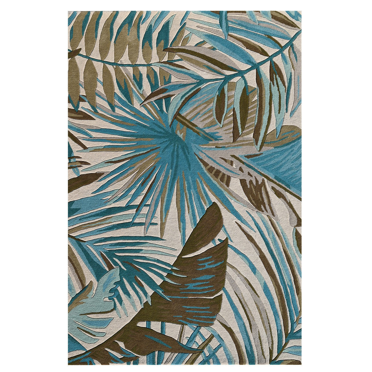 Aqua Palms Rug - 8 x 11 - OUT OF STOCK UNTIL 09/09/2026