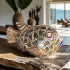 Pufferfish Clay Sculpture
