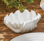 Seashell Ripples Ceramic Cereal Bowls - Set of 4