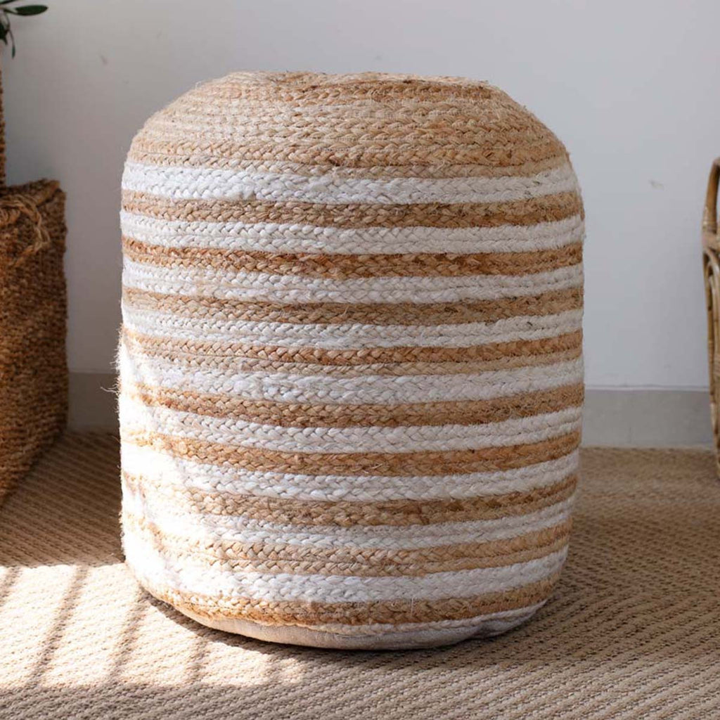 Beach Beige Pouf