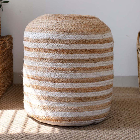 Beach Beige Pouf