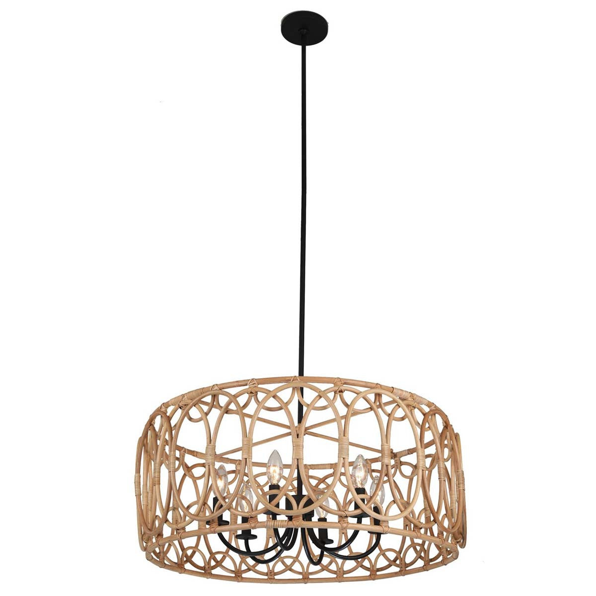 Natural Rattan Pendant Light