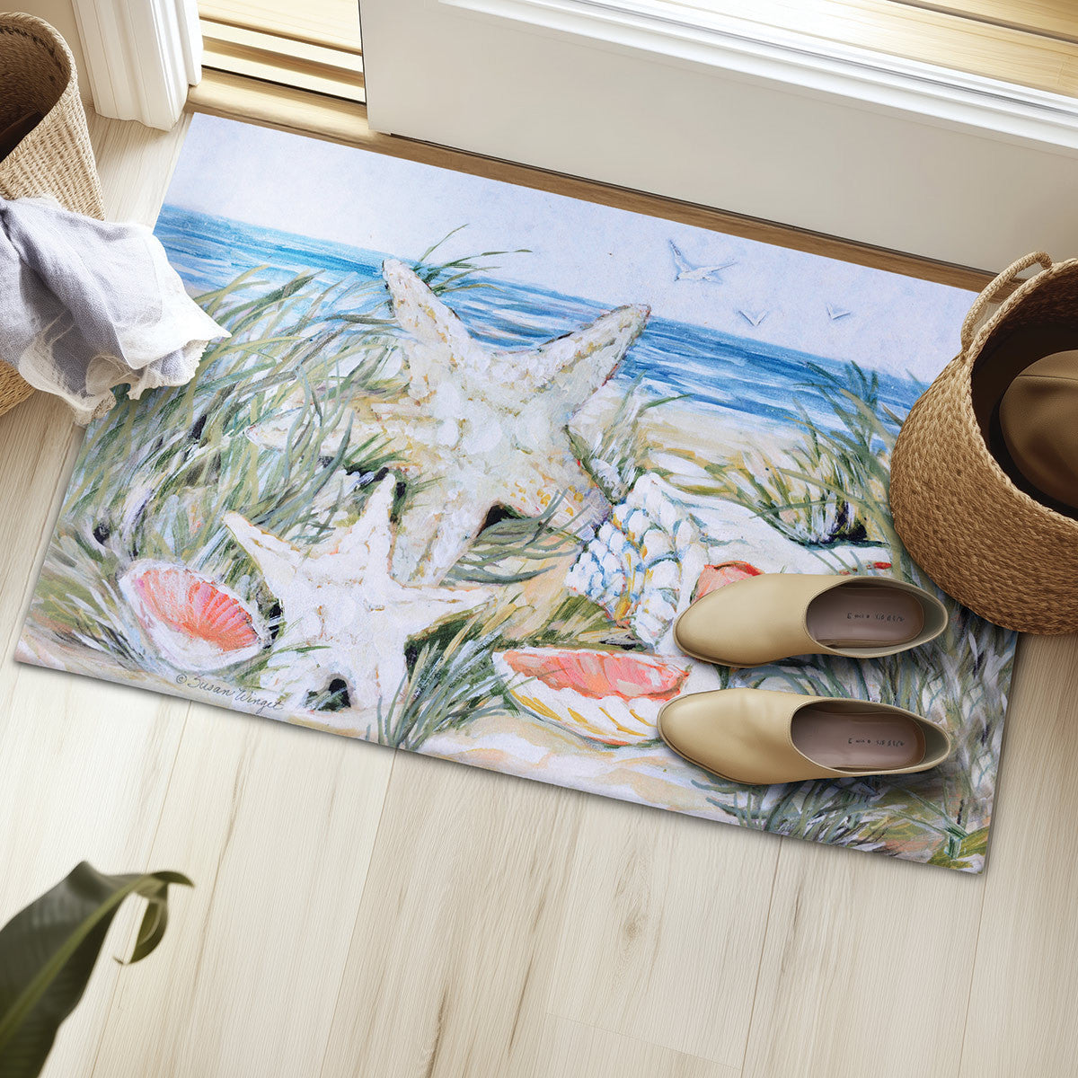 Beach Shells Floor Mat