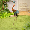 Sunset Crane Garden Statue