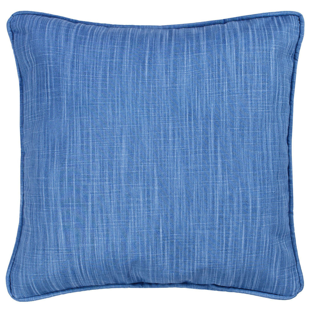Rainbow Reef Chambray Square Pillow - OUT OF STOCK