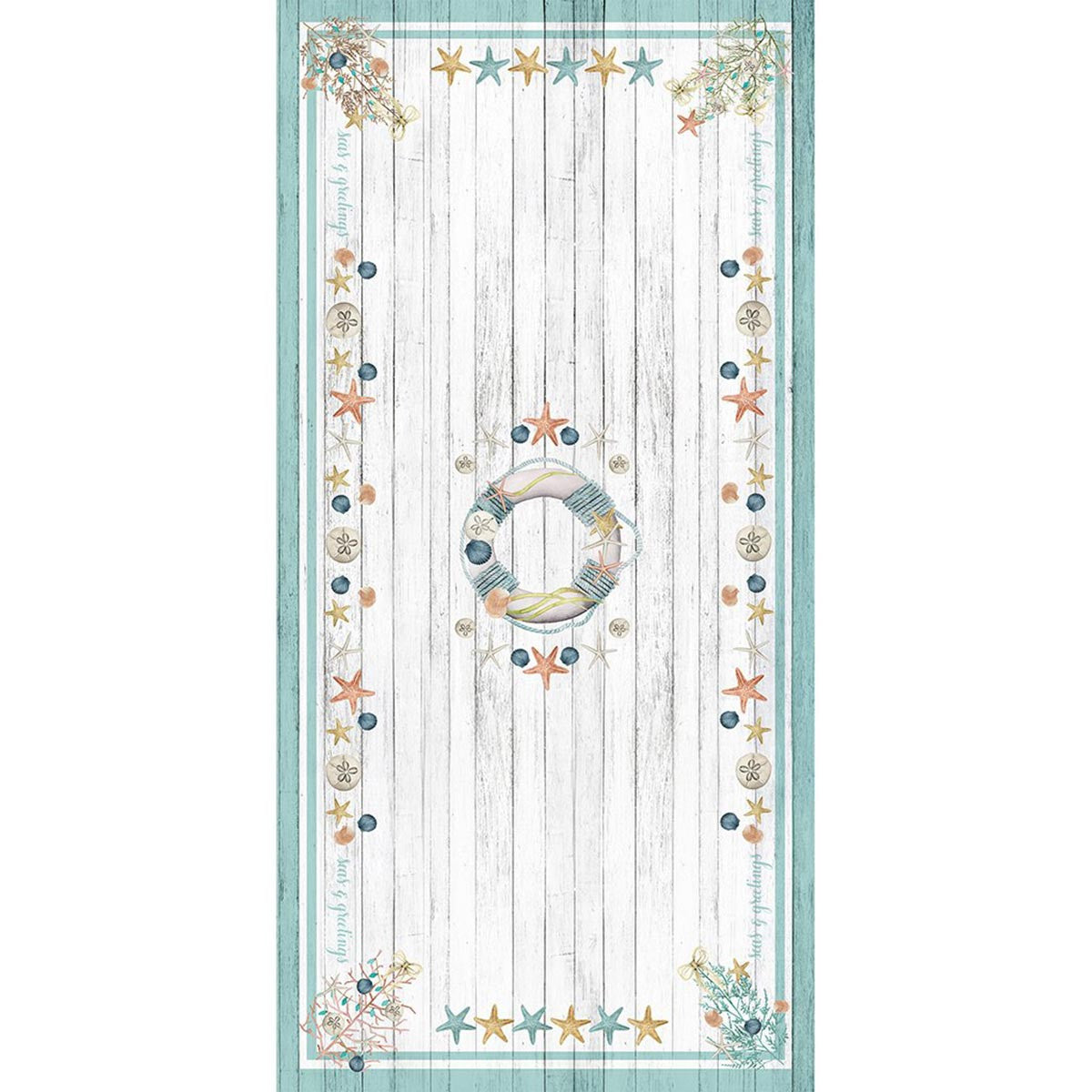 Nautical Christmas Tablecloth - 70 x 144