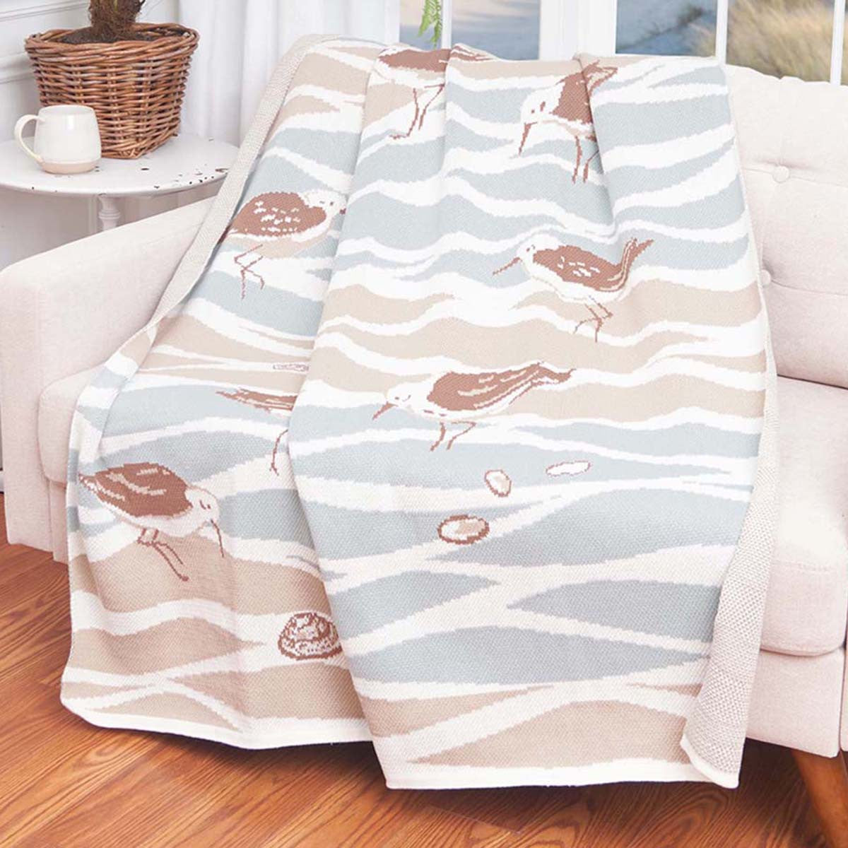 Shorebird Shuffle Knit Throw