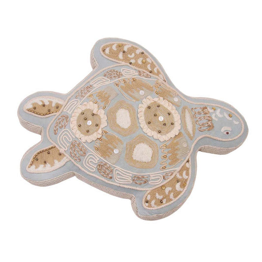 Coastal Turtle Pillow