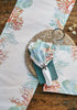 Watercolor Coral Reef Table Runner