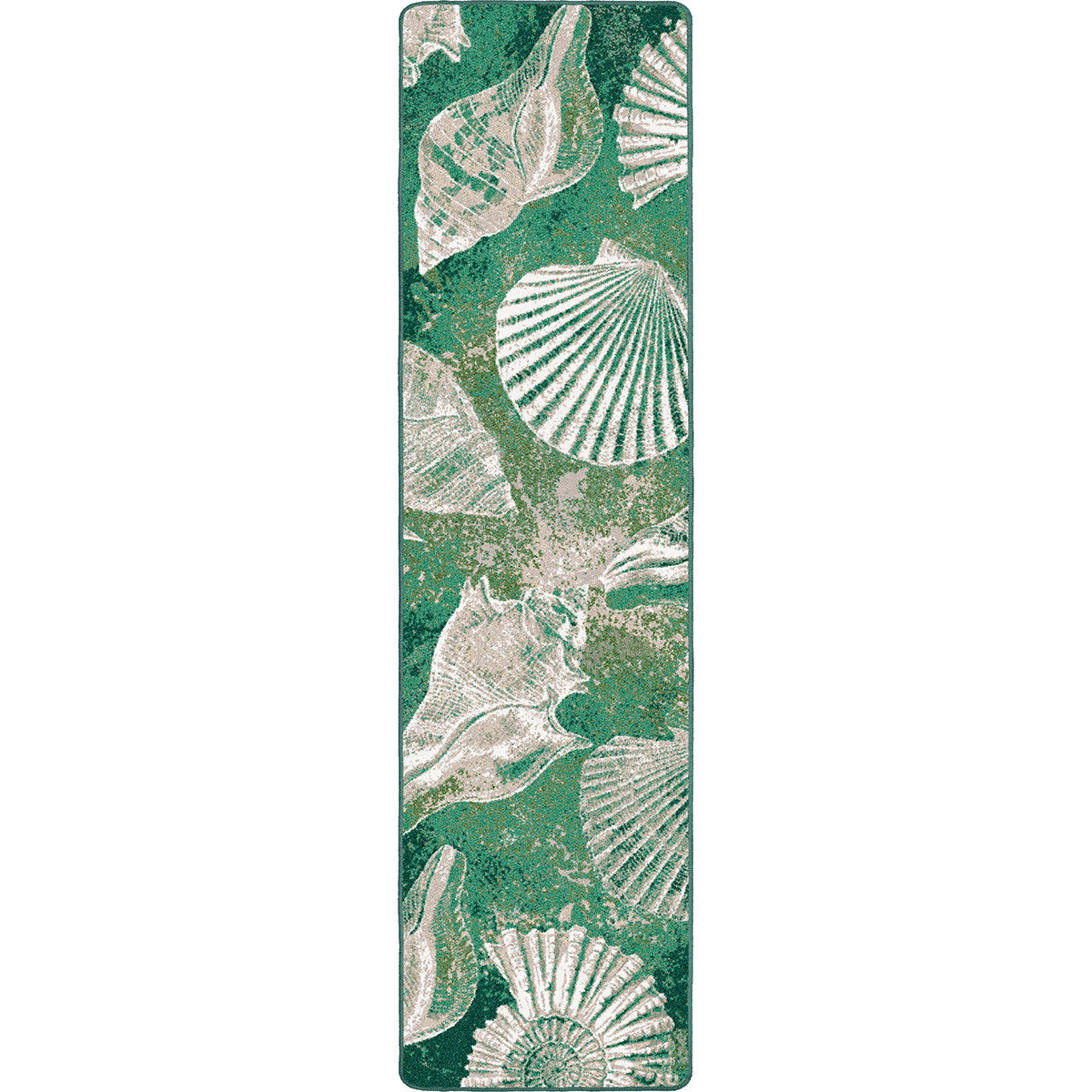 Seaside Flora Seafoam Rug - 2 x 8