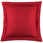 Cape Regatta Solid Red Euro Sham