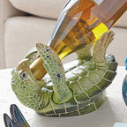 Sea Turtle Wine Bottle Holder - SALE - OUT OF STOCK UNTIL 08/11/2026